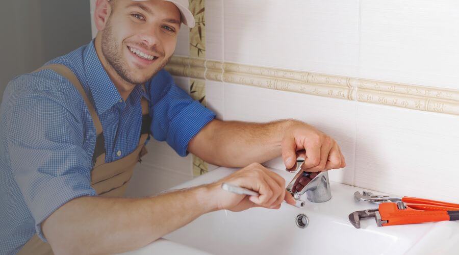 Faucet cartridge replacement in Hillsboro, GA